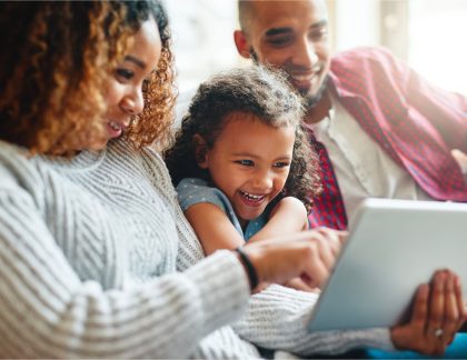 Family sharing tablet